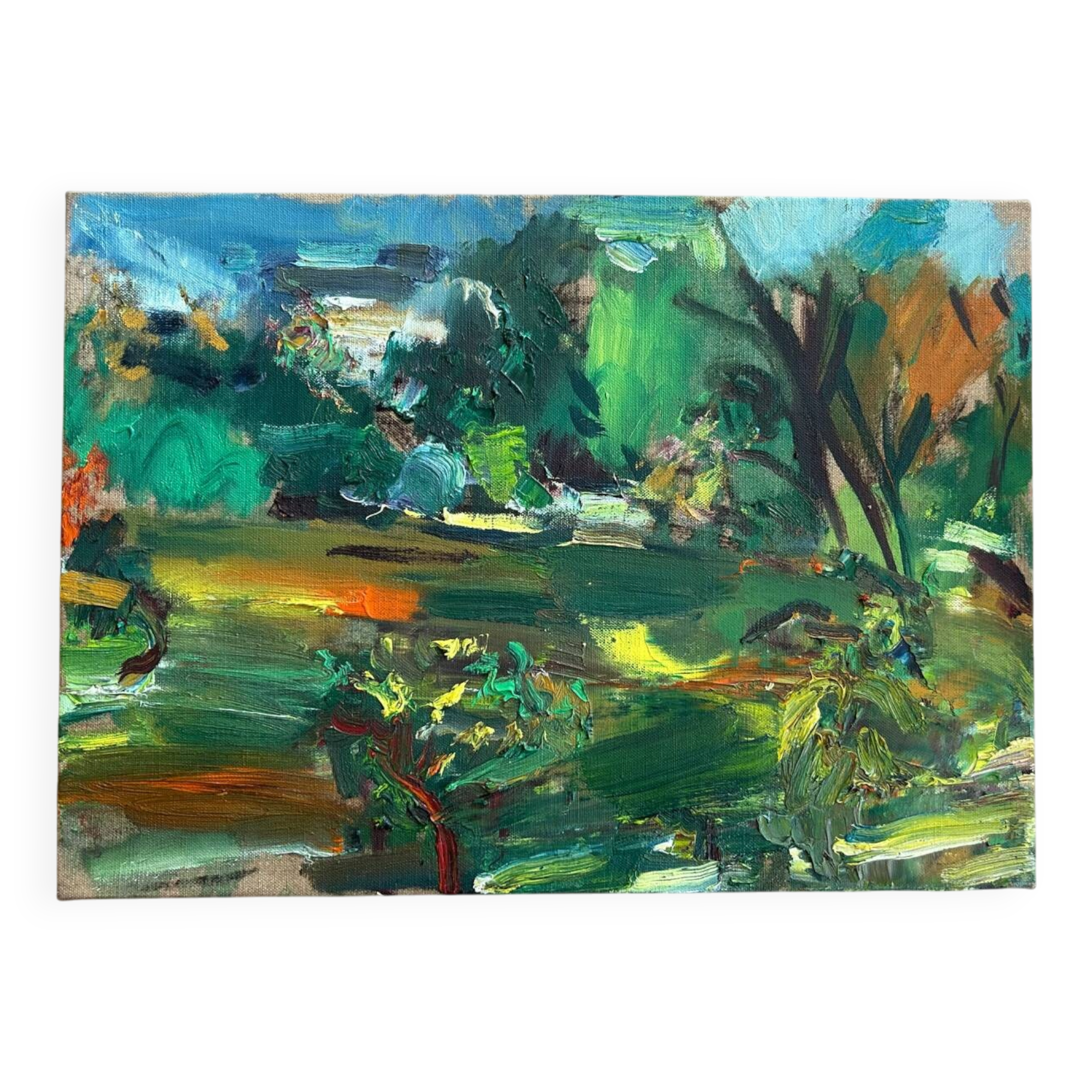 Tableau, huile sur toile