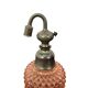 Vintage Pink Pressed Glass Bathroom Vanity Set