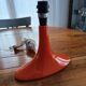 Vintage orange lamp base