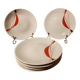 6 dessert plates from the 1970s Wintertling Marktleuthen Bavaria.