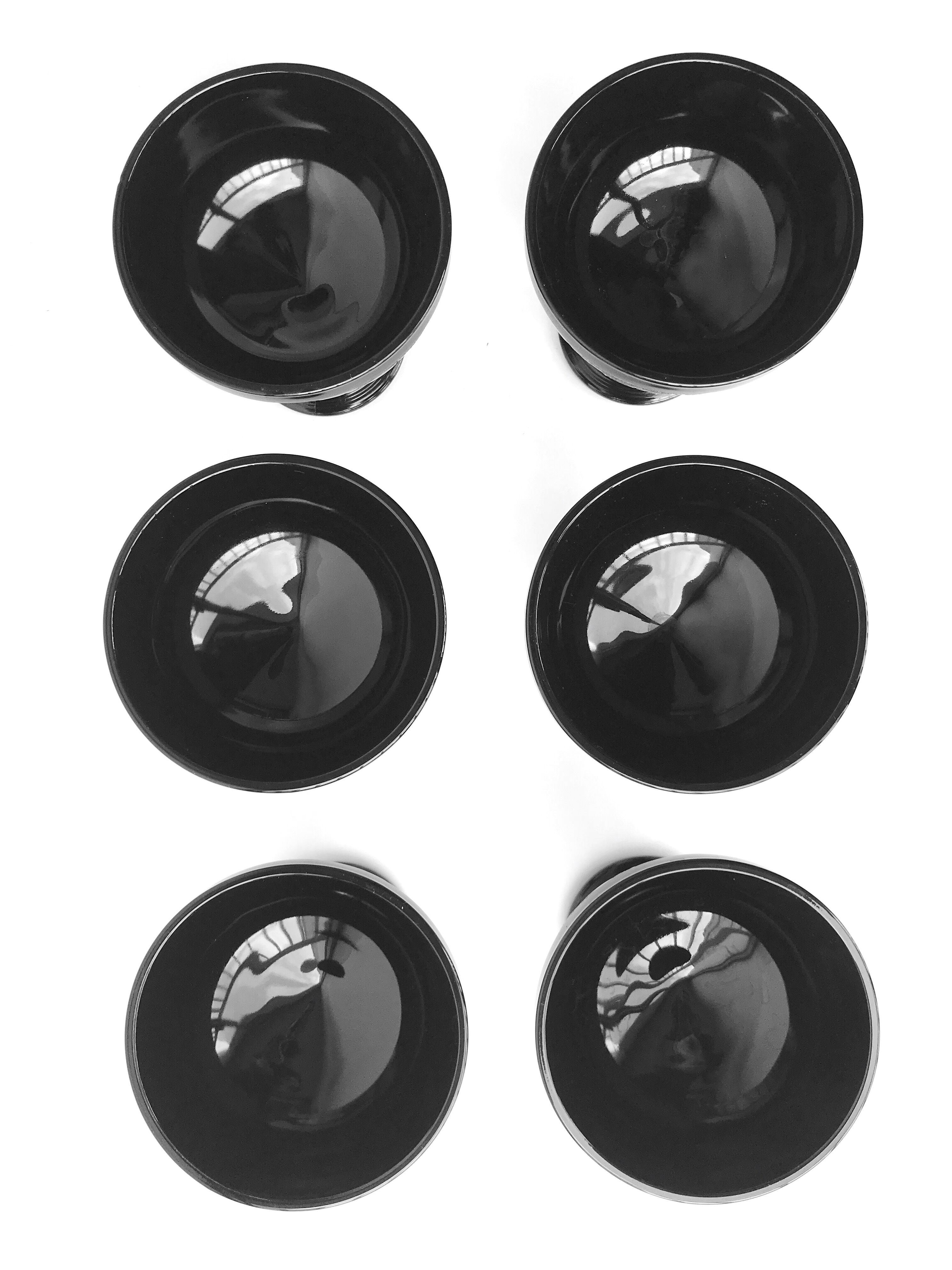 Set of 6 vintage fruit cups