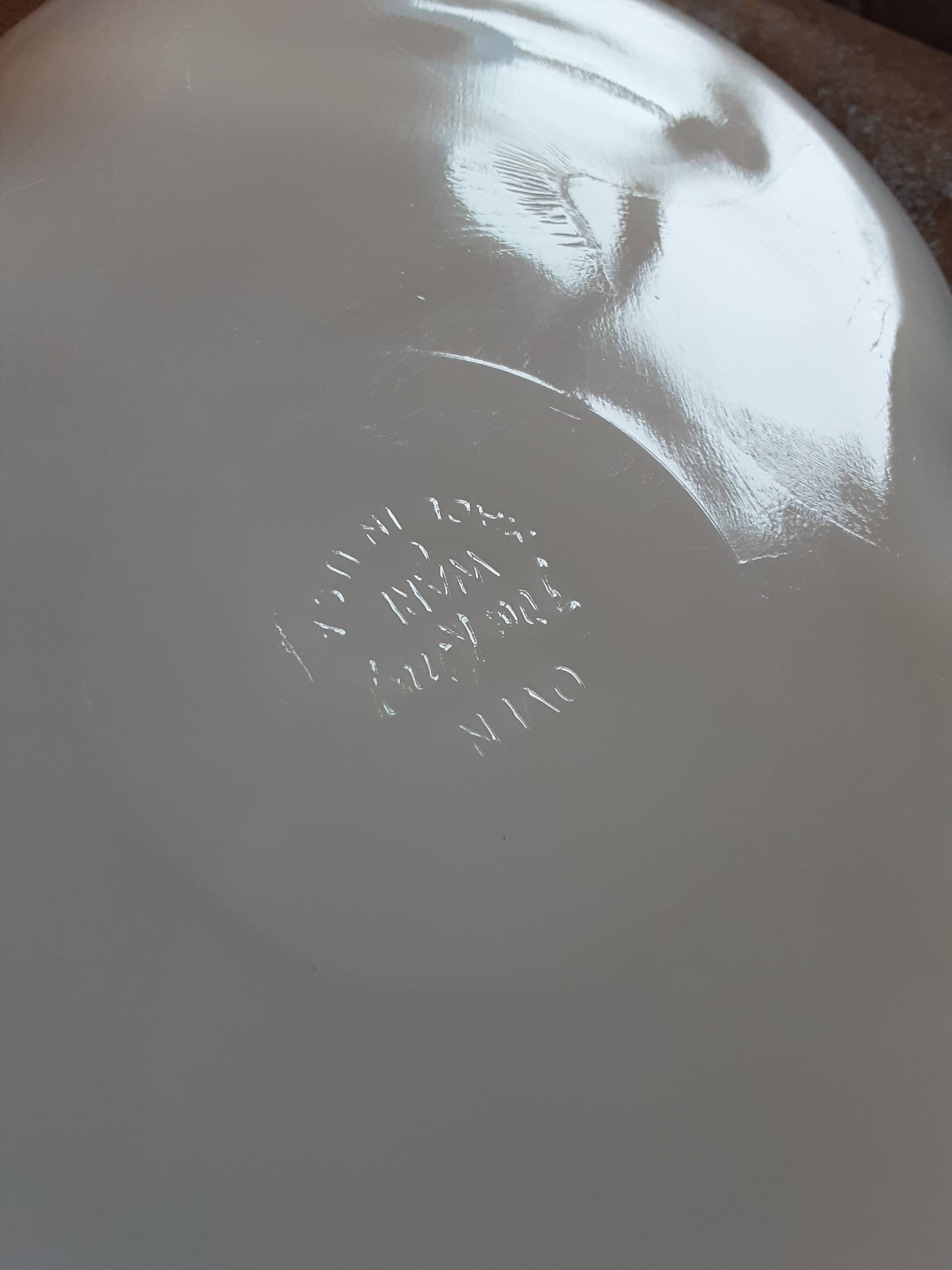 Oven Fire King ware opaline compartment dish