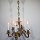 6-light bronze chandelier