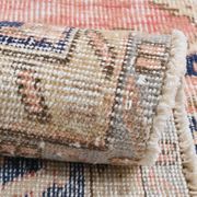 Navy blue vintage rug 317x220cm