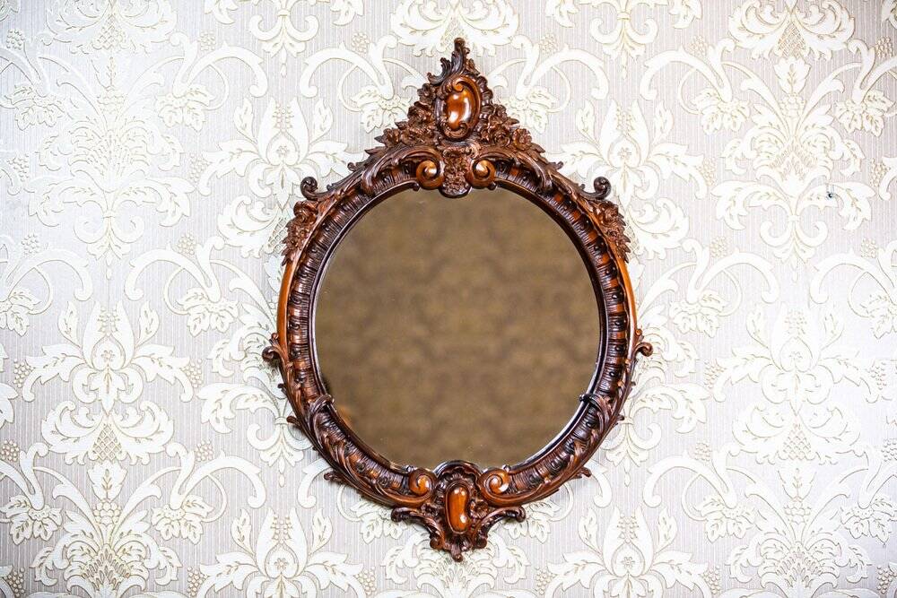 Rococo Revival Style Mirror, 1950s