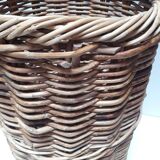 High basket 55cm round rattan old