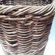 High basket 55cm round rattan old