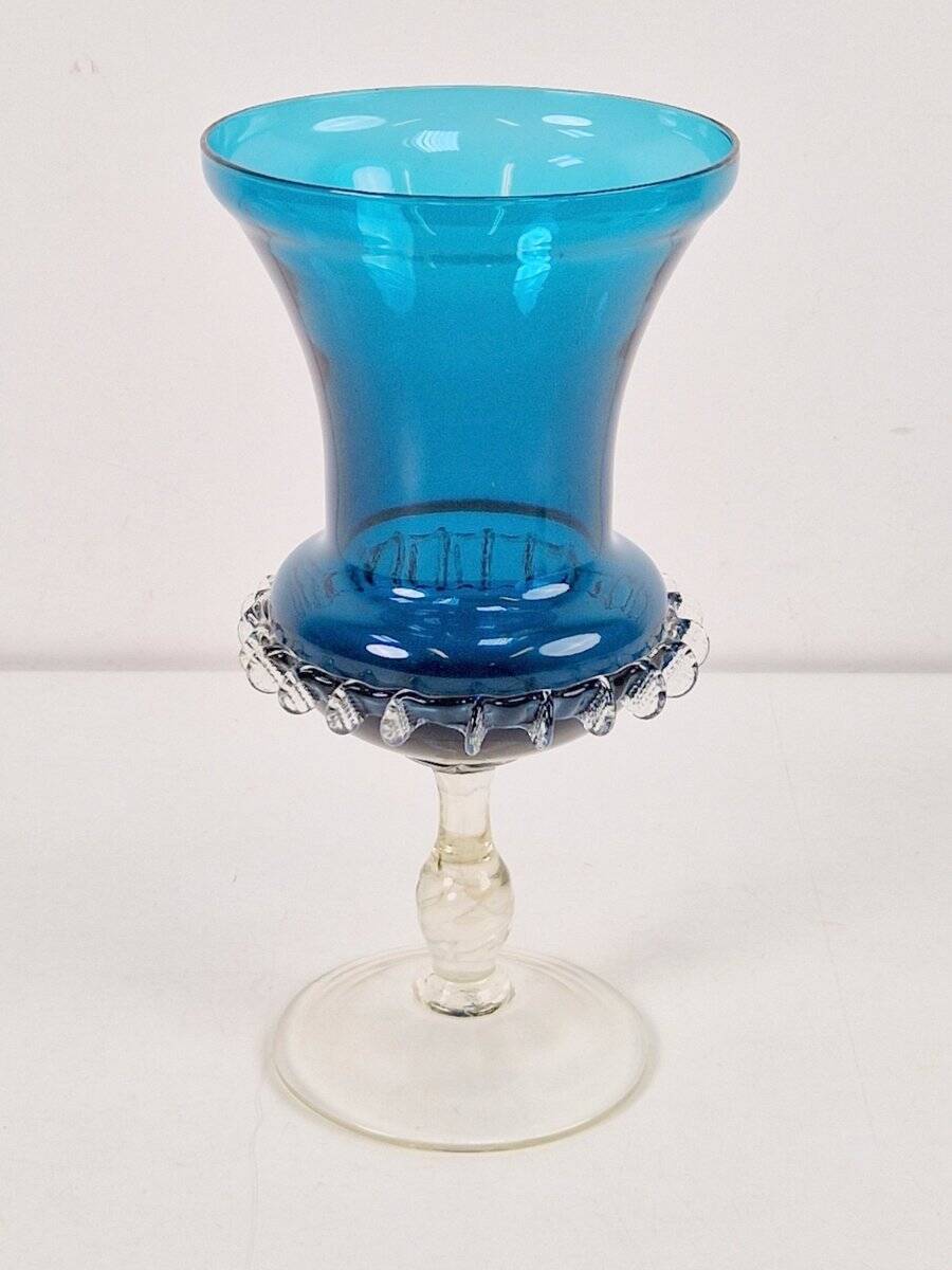 Mid-Century Modern Blue Murano Glass Vase, 1960s
