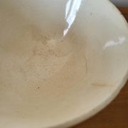 Old Faience Bowl SARREGUEMINES Rose Decoration