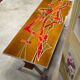 Vintage coffee table from the 1960s/70s with a tiled top.