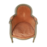 Velvet armchair