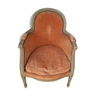 Velvet armchair