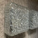 Pair of vintage wall lamps or ceiling lamp in molded glass 70s