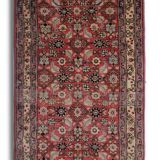 Vintage Hussein Abad Rust Runner, Hand-Knotted Wool Rug 92 x 290 cm