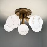 Hillebrand Sputnik Ceiling lamp flush mount , 1970s