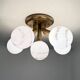 Hillebrand Sputnik Ceiling lamp flush mount , 1970s