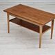 1970s, Danish design, folding sofa table, teak and oak wood