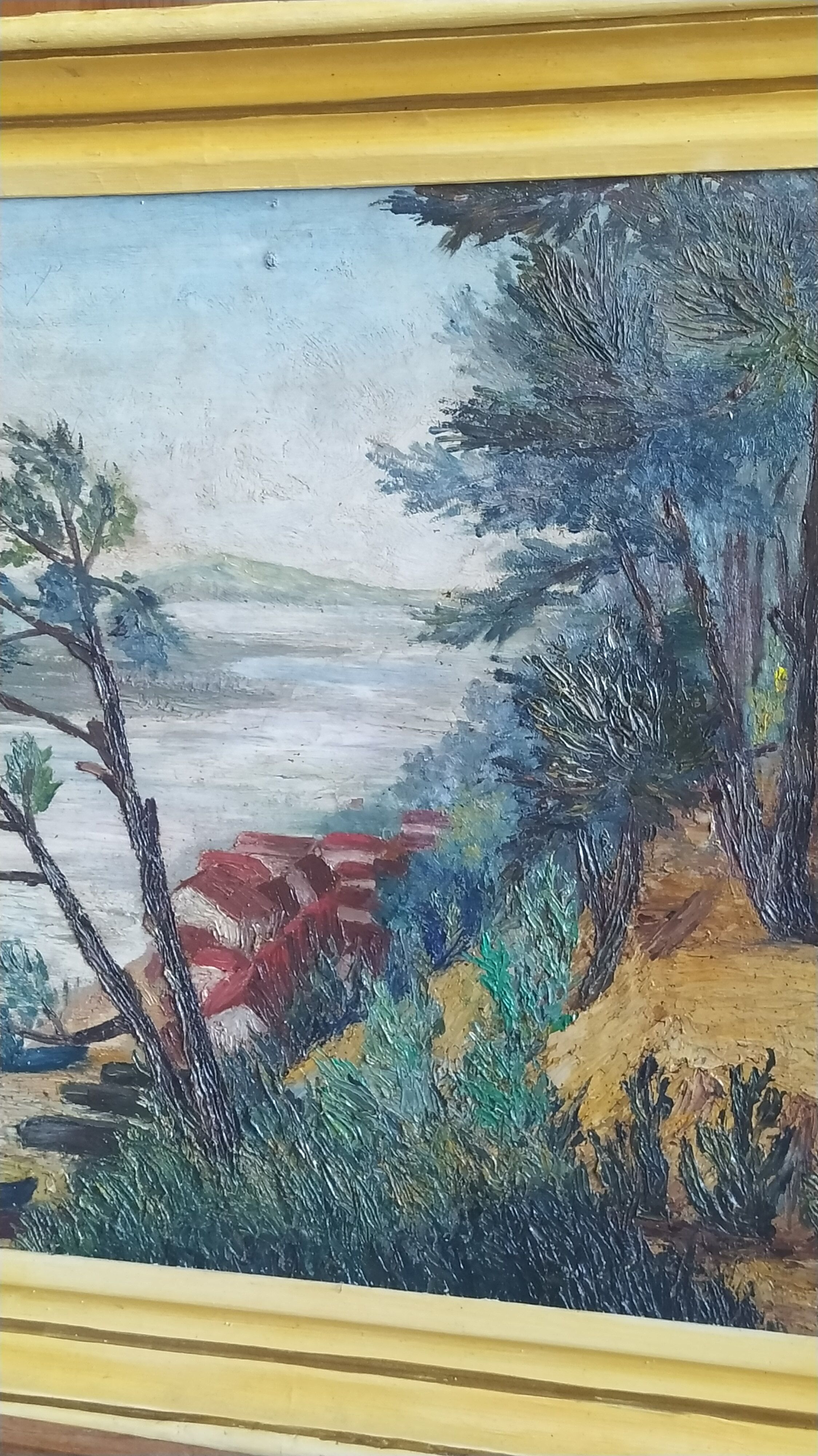 Tableau de Suzanne Pucheu Lashores le caon Cap Ferret 1930