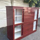 Vintage Partition Storage Unit – Organiser – Wooden Sliding Doors
