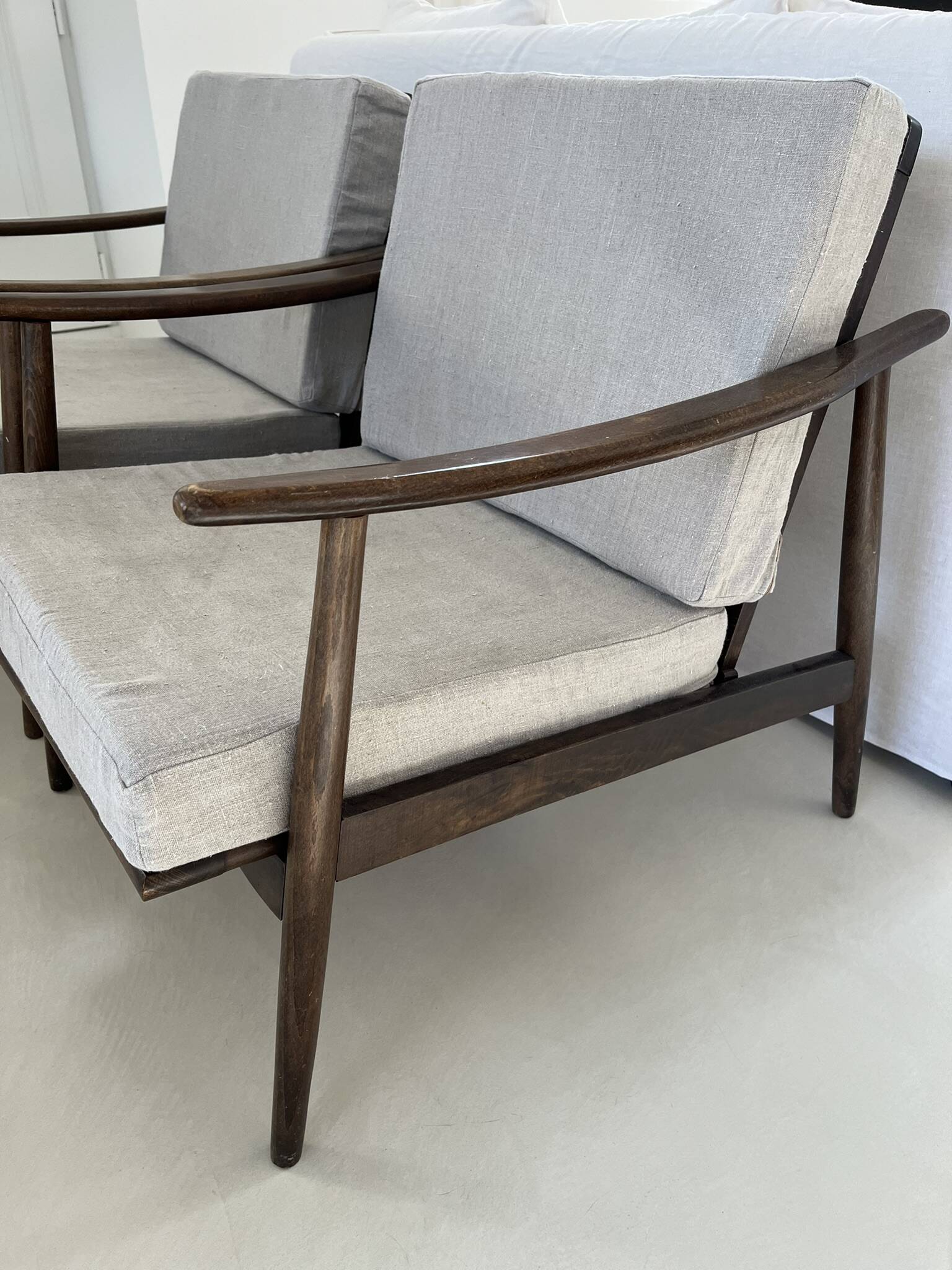 Pair of Scandinavian armchairs