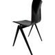 Set of four pagholz galvanitas s22 stackable school chair brown