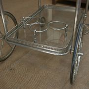 metal drinks trolley, France, 1960