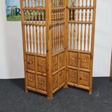 Vintage wooden carved room devider