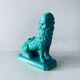 Sculpture de lion en céramique