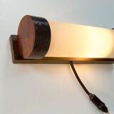 Art deco wooden wall lamp, 1930
