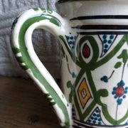 Pitcher Safi artisanal pottery Serghini Morocco