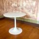 Carrara marble pedestal table