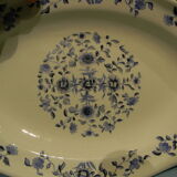 Oval earthenware dish of saint Amand