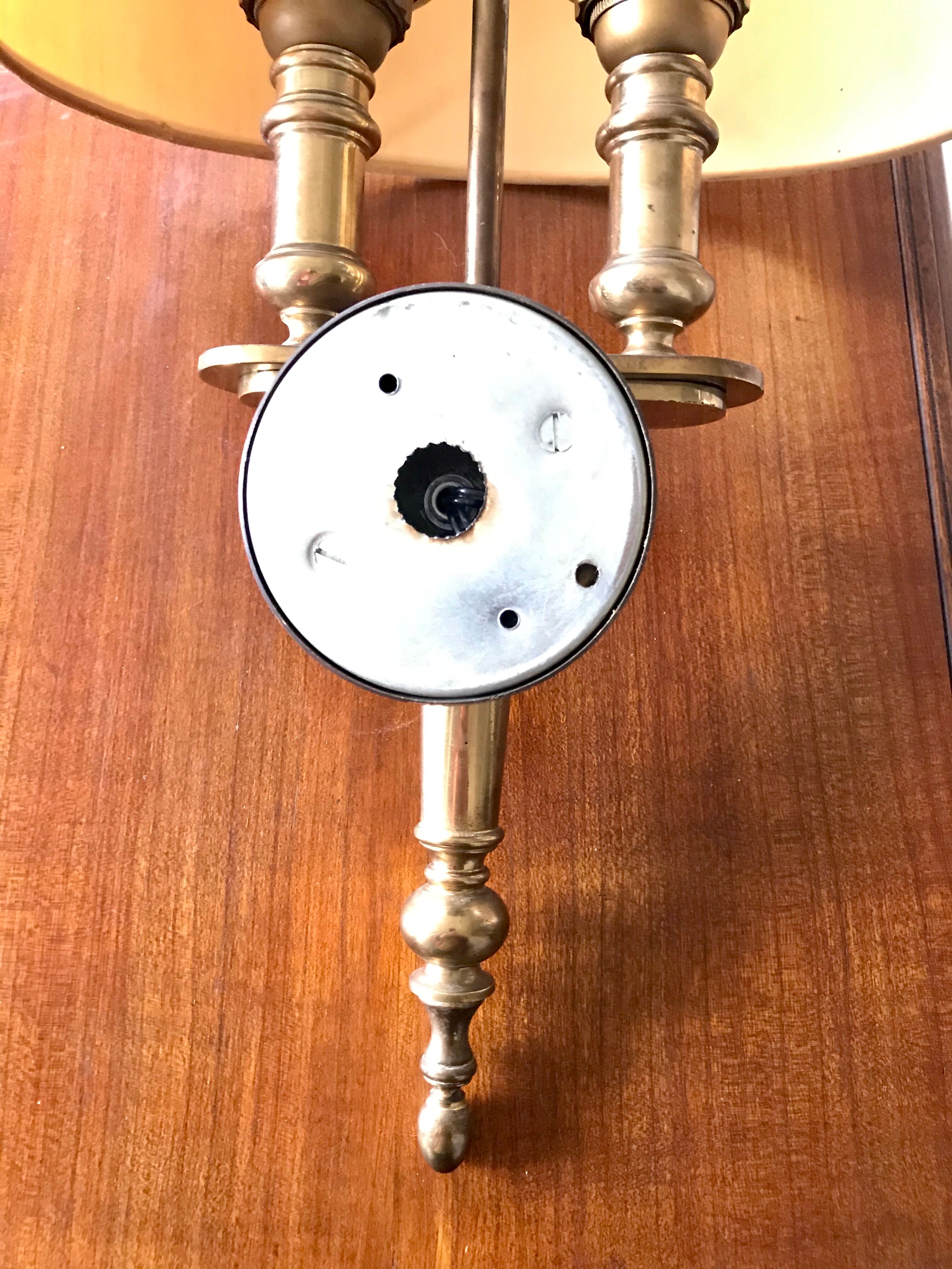 Vintage brass sconce