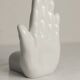 Bookend or ceramic decoration left hand 1980