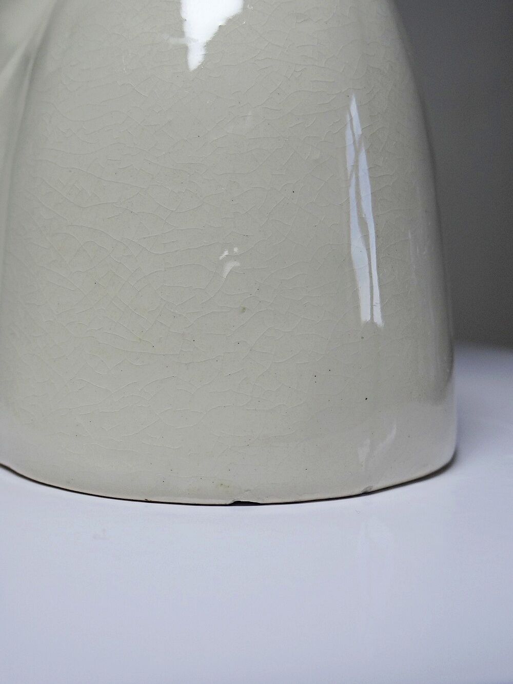 Very rare large faience bust from Sarreguemines, antique Art Deco.