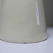 Very rare large faience bust from Sarreguemines, antique Art Deco.