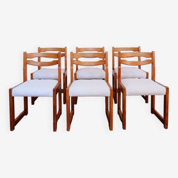 6 elm and loop chairs