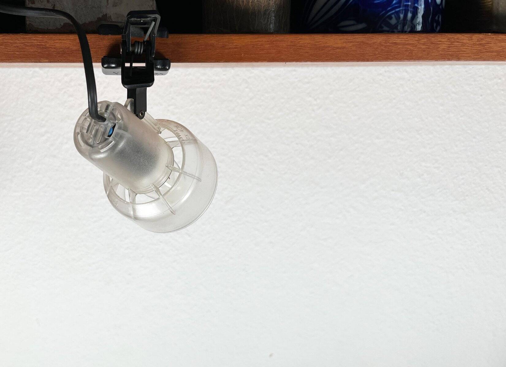 Clamp lamp or postmodern shelf by Lival, Finland, 1980s