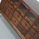 Antique German Oak Haberdashery Shop Cabinet, 1920/30s