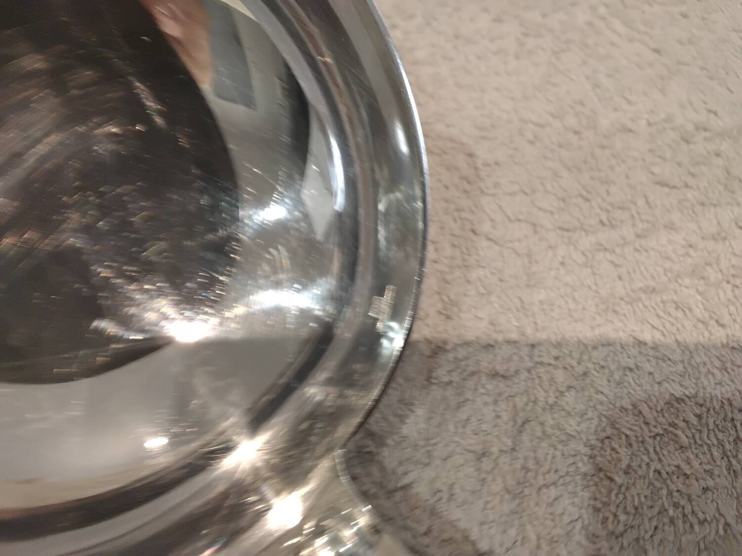 Christofle Vendome silver plated soup ladle, goldsmith, 31.5cm