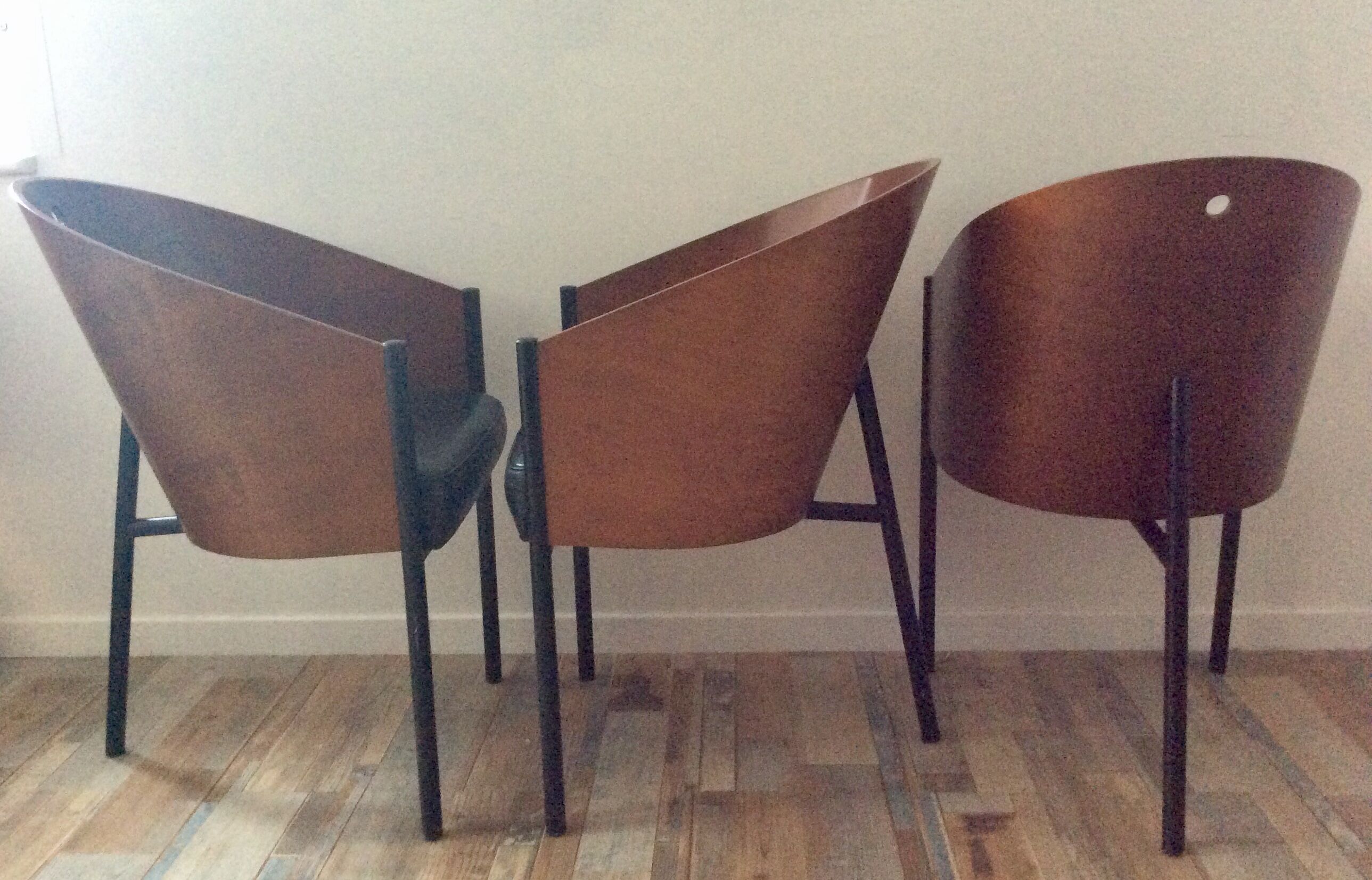Set of 6 costes chairs by Philippe Starck, Aleph Driade edition
