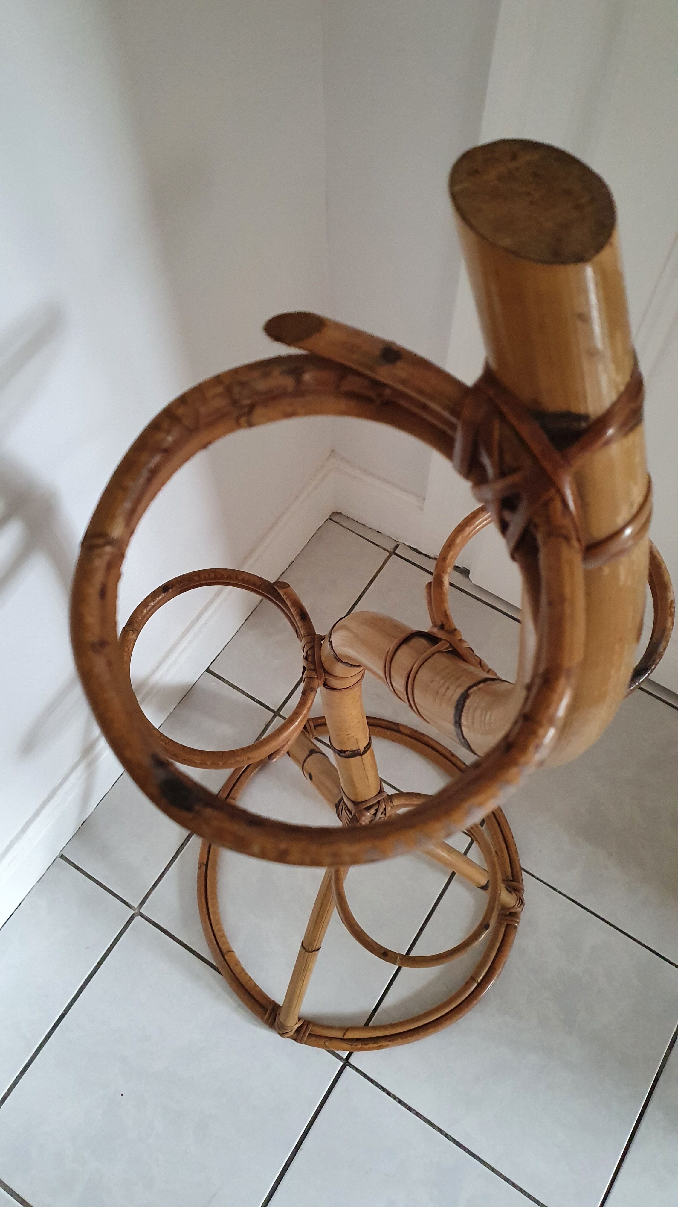 Bamboo plant holder 50s