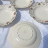 Set 12 hollow plates Villeroy & Boch 1950