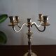 Candlestick 5 burners vintage chromed metal
