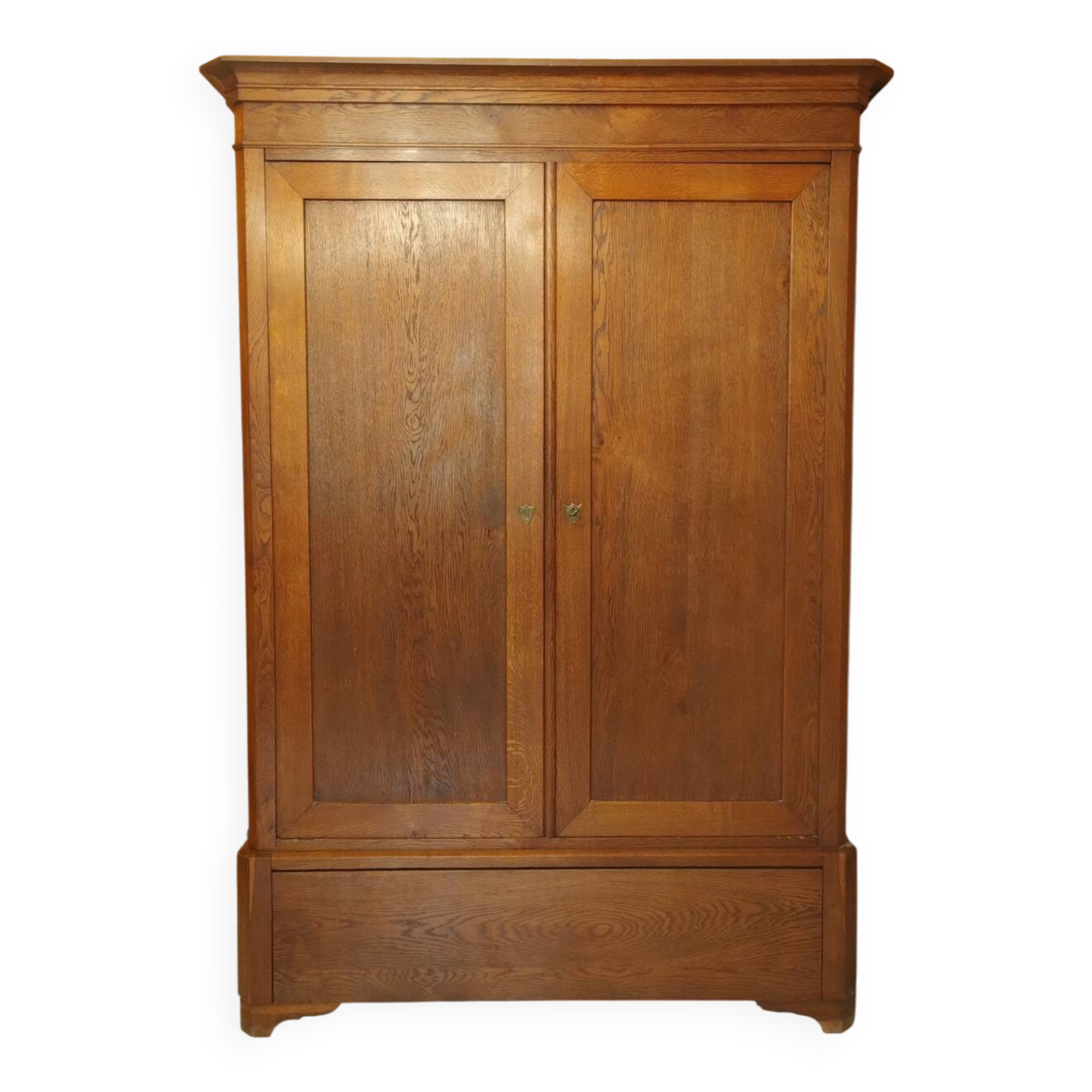 Vintage solid wood wardrobe