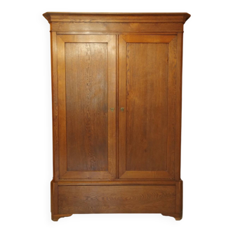 Vintage solid wood wardrobe