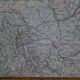Old map of the Roanne, Digoin, La Palisse region.