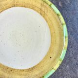 Assiette à dessert alcea en céramique peinte à la main