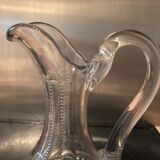 Pair of cut crystal pitchers