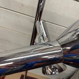 Chrome floor lamp with 3 vintage design spotlights from the 70s